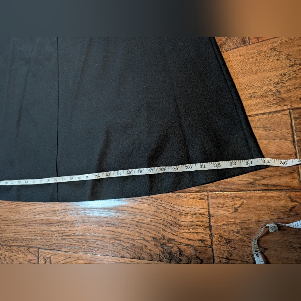 Eileen Fisher 100% Wool Black Women's Skirt Size Large - Picture 9 of 9